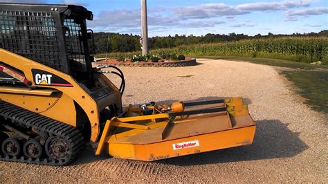 diy skid steer brush hog|brush mower attachment skid steer.